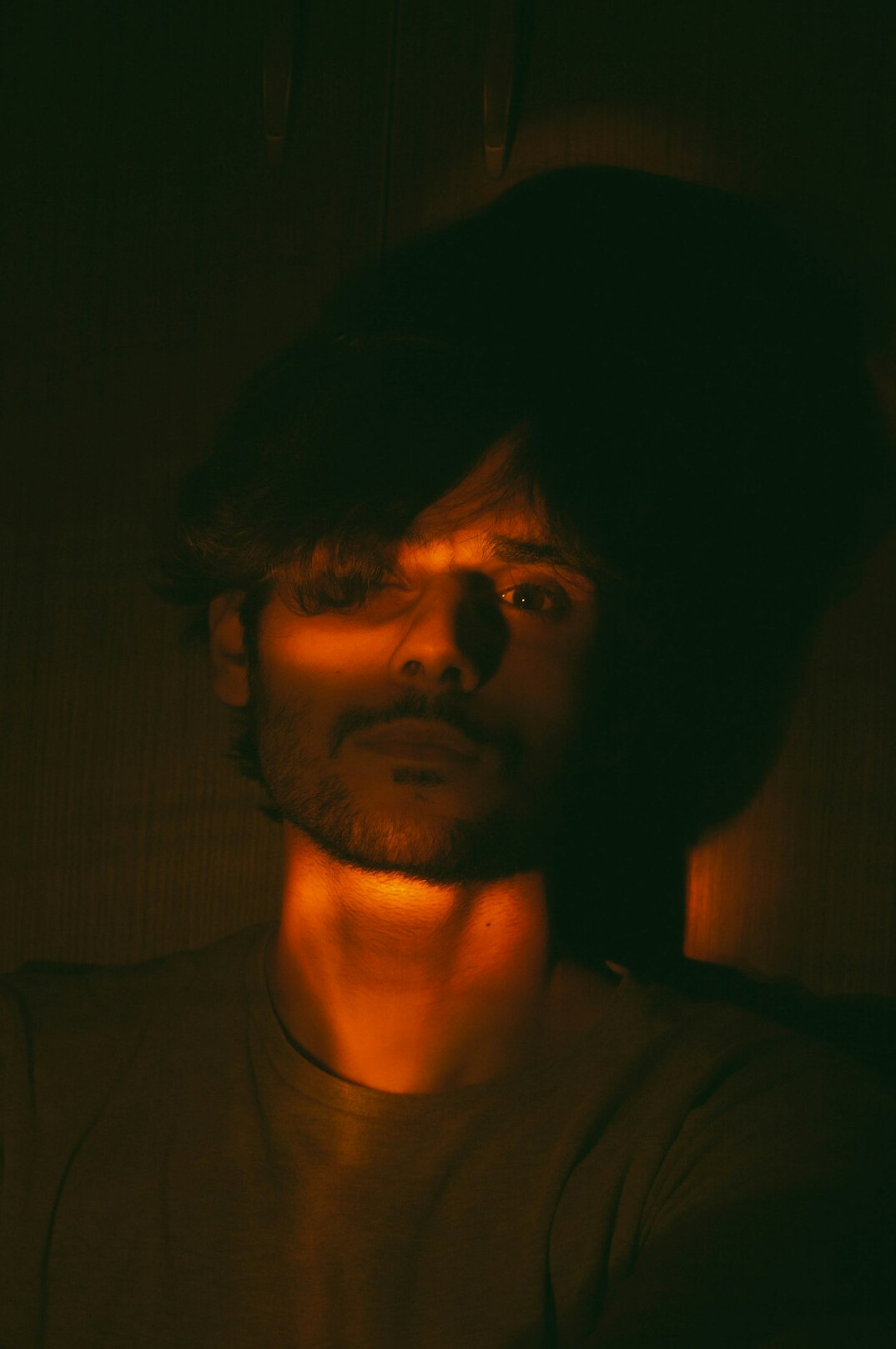 Portrait of a man with a light beard